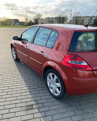 Renault Megane cena 7200 przebieg: 152085, rok produkcji 2007 z Pionki małe 92